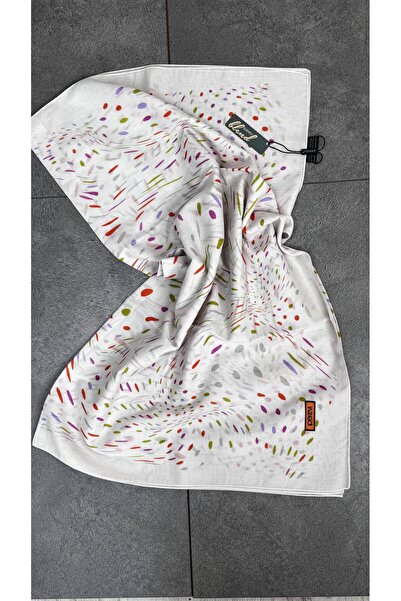 ipekevi Mozaik Benek Pamuk Şal Bej