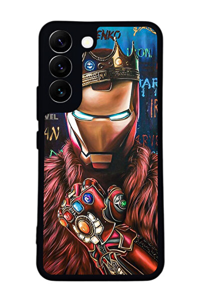 BGAKSESUAR حافظة سوداء متوافقة مع هاتف سامسونج جالاكسي S22 - سيليكون ناعم، وا...