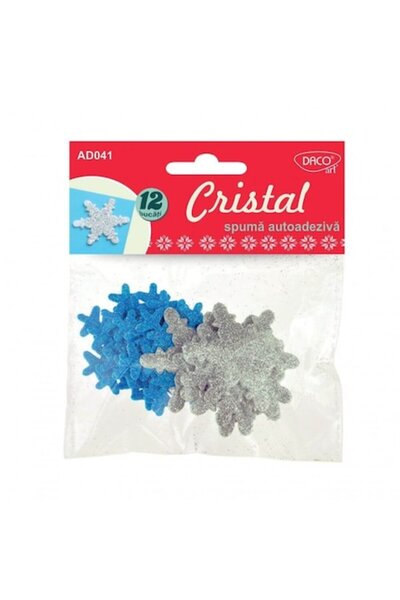 Daco Кристали от пяна, 12 бр./комплект, цветове сиво/синьо