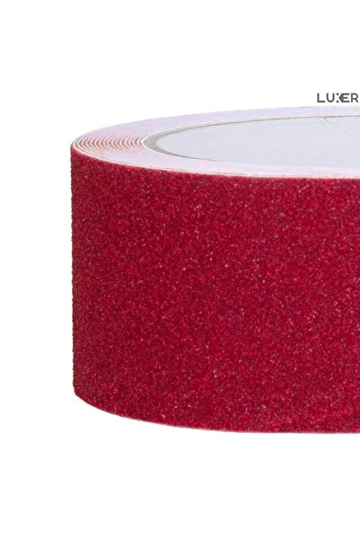 LUXER Anti-Slip Adhesive Tape For Stairs/Steps Indoor/Outdoor, Dimensions 5 cmx5 m, Red