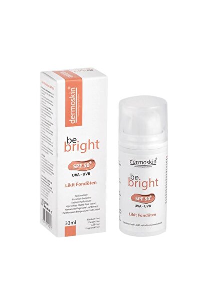 Dermoskin Be Bright Spf50+ Liquid Foundation 33ml - Light