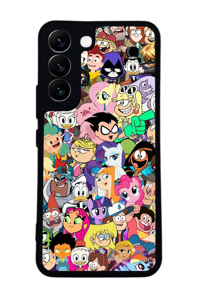 BGAKSESUAR حافظة سوداء متوافقة مع هاتف سامسونج جالاكسي S22 - سيليكون ناعم، وا...