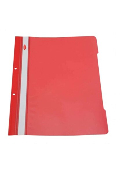 Daco Set 50 dosare din plastic cu șină, 50 bucăți/set, PVC, roșu
