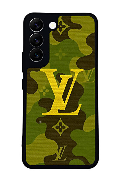 BGAKSESUAR حافظة سوداء متوافقة مع هاتف سامسونج جالاكسي S22 - سيليكون ناعم، وا...