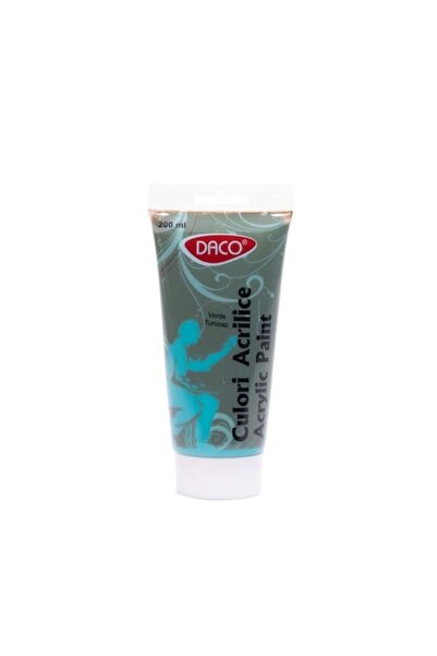 Daco Vopsea Acril 200 ml, Verde Turcoaz