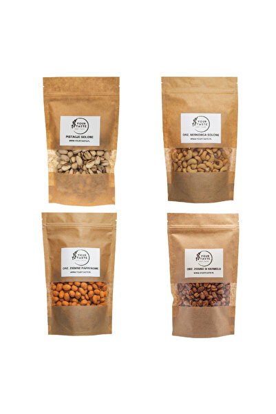 Your Taste Pistacje solone 500g + Nerkowce solone 500g + Ziemne w karmelu 500...