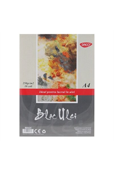 Daco Bloc ulei DACO, 250 g/mp,10 coli, A4, Hartie alba