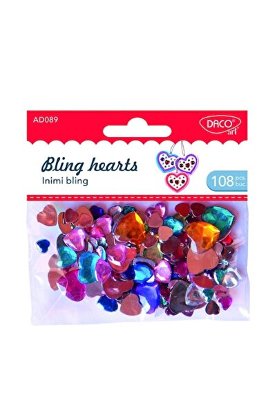 Daco Accesorii craft - AD089 inimi bling