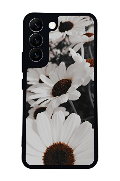 BGAKSESUAR حافظة سوداء متوافقة مع هاتف سامسونج جالاكسي S22 - سيليكون ناعم، وا...