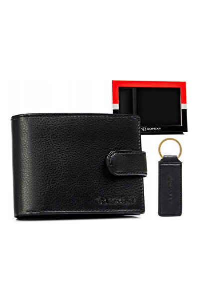 Other Gift set: wallet and keychain made of -leather - Rovicky