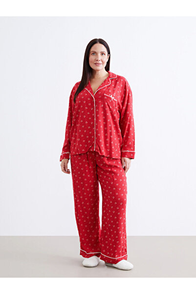 LC Waikiki Vizyon Yeni Sezon Gömlek Yaka Kadın Pijama Takımı