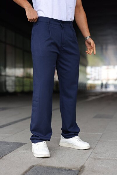 Nnstartshopping Men's Elastic Waist Baggy Pants