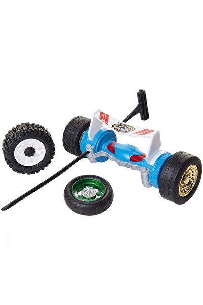 Jakks Pacific 4 гуми + турбо изстрелвачка, Jakks Pacific, маховици, син, за м...