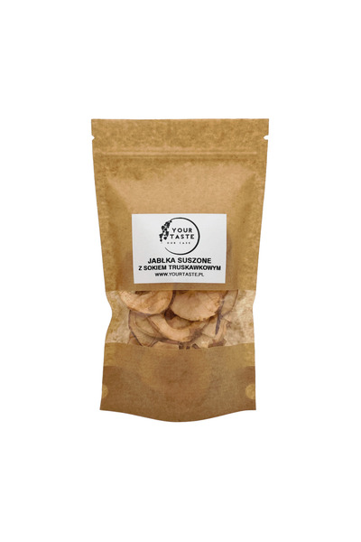 Your Taste Jabłka suszone z sokiem truskawkowym 500g