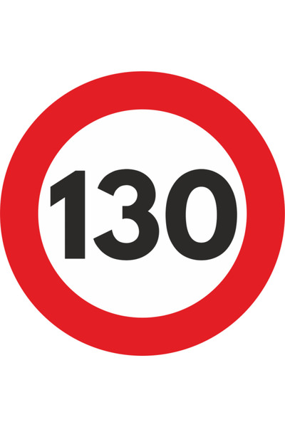 Avex Autocolant Sticker "Limita Viteza" Reflectorizant - 130km/h