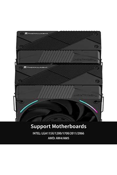 ThermalRight Phantom Spirit 120 EVO CPU Cooler (7×6mm heat pipes, Dual PWM, 2150 RPM)