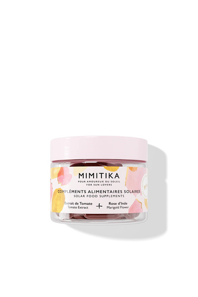 Mimitika Solar Food, Extract de roșii și trandafir de India, Protecție solară...