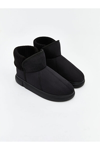 LC Waikiki Black Suede Look Women's Home Boots