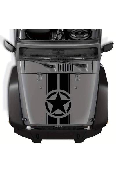 Avex Αυτοκόλλητο για οχήματα εκτός δρόμου, μοντέλο  "Army Star ", μέγεθος 90 ...