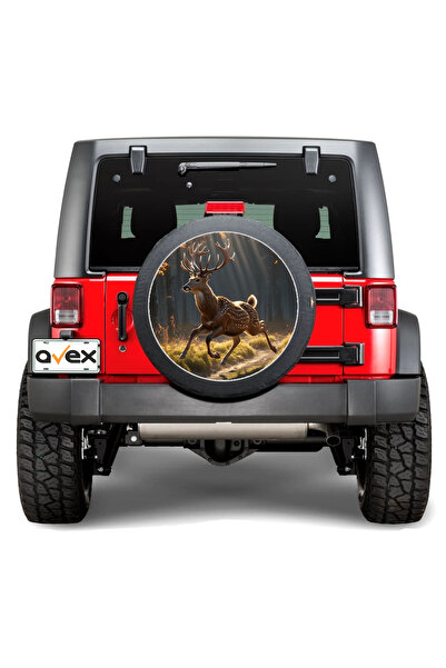 Avex Autocolant auto „Roată de rezervă” rezistent la intemperii și UV, diametru 55 cm, Cod: AVX-RR07