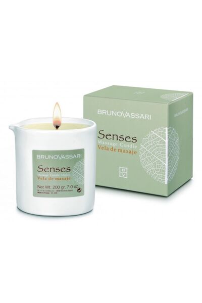 Parfumedu Bruno Vassari, Senses, Monoi, Massage Oil Candle, 200 g