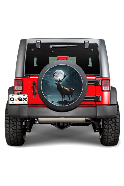 Avex Autocolant auto „Roată de rezervă” rezistent la intemperii și UV, diametru 55 cm, Cod: AVX-RR09