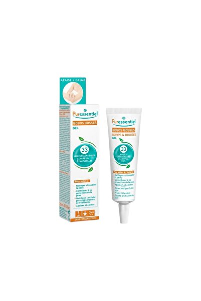 Puressentiel Bobos Bosses, Uleiuri esențiale, Calmant și liniștitor, Gel de tratament local, Pentru umflături ..