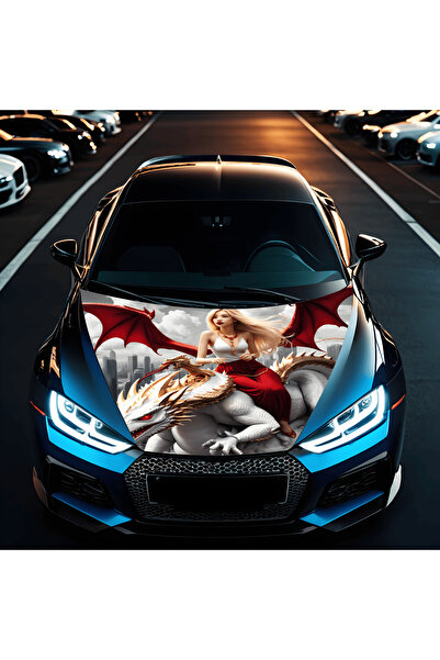 Avex Folie auto pentru capotă "Hood Art", rezistentă la exterior, mărimea M (165 x 120cm) - Cod: AVX-CAPOTA-009M