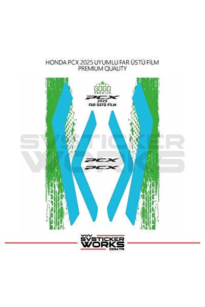 ARONA HONDA PCX Far Filmi Sticker Şeffaf Folyo 2025 İnce Model