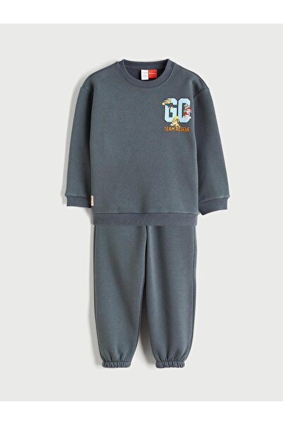 LC Waikiki Paw Patrol Baskılı Erkek Çocuk Sweatshirt ve Eşofman Alt