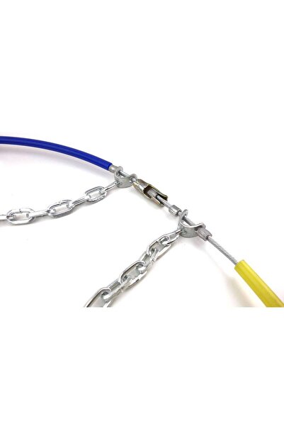 AMIO Set of 2 Snow Chains for cars with 12mm links, KN-70