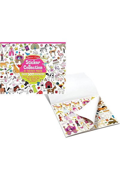 Melissa & Doug Sticker Book: Princesses, Tea Parties, Animals and More - Over 500 Vinyl Stickers, Pi