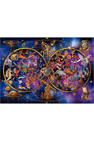 EDUCA Adult Jigsaw Puzzle - Constellations Glow-in-the-Dark, 1000 Pieces, Includes Glue, Age 14+, Mo