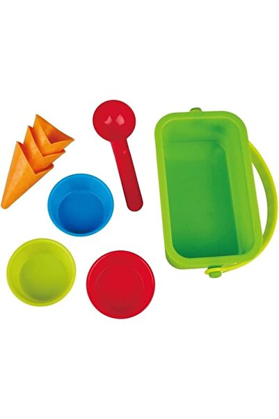 Hape 3-Piece Plastic Ice Cream Shop Sand Play Set - Multicolor