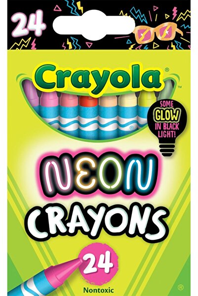 Crayola Neon Coloring Pens - 24 Count