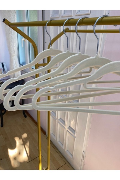 ZÜMHA 10 кадифени закачалки за панталони, закачалки за рокли, висококачествен...