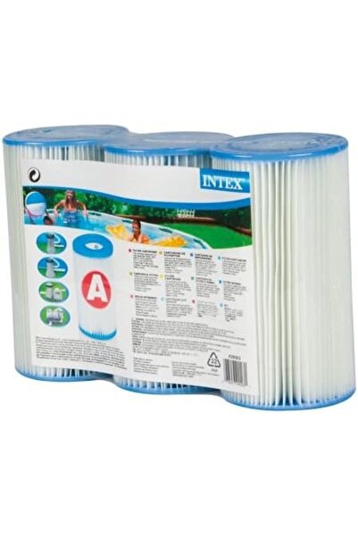 Intex 0775431 خرطوشة فلتر لحمام السباحة باللون الأزرق 10.8 × 21.6 × 20.3 سم - مجموعة من قطعتين