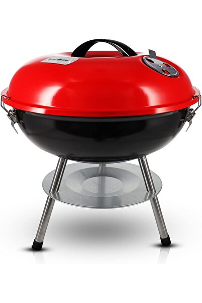 Generic شواية محمولة مزودة بغطاء قفل ثلاثي النقاط للحفاظ على الحرارة