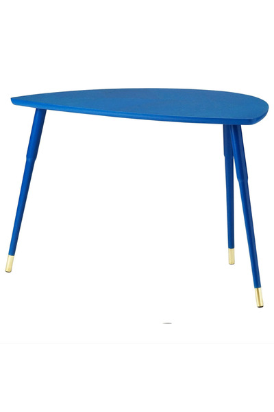 IKEA LÖVBACKEN orta sehpa, mavi, 77x39 cm