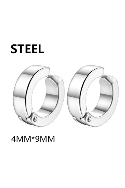 Choice 1 Pair-Sliver 1 pair Fashion Ear Clip Non Piercing Earrings Fake Earri...