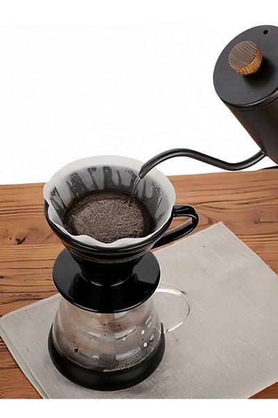 NIHAO V60 Dripper Ceramics Black 9.8*7.6*10 CM