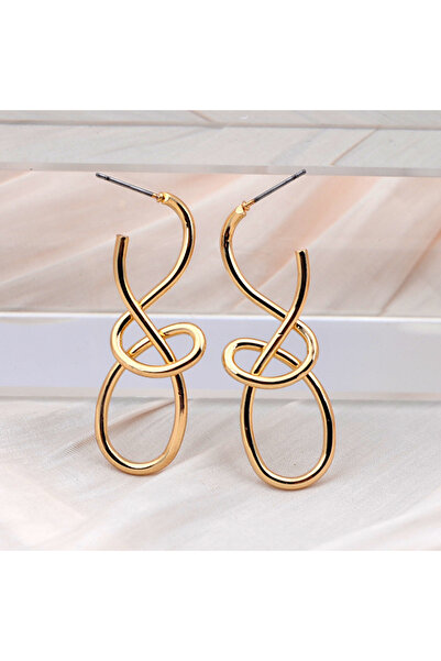 Choice WC1816-1 أقراط متدلية ملتوية غير منتظمة بتصميم بسيط وعصري، مناسبة للاس...