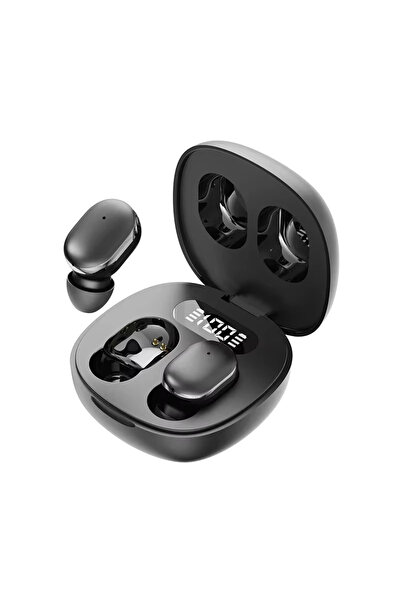 Generic سماعة رأس لاسلكية بتقنية البلوتوث ENC، شاشة عرض رقمية LED، صوت ستيريو، سماعات أذن