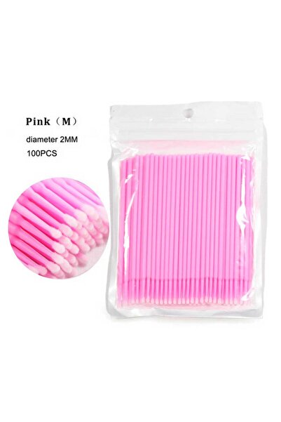 Choice7 Plastic Pink M Disposable MicroBrush Eyelashes Extension Individual L...