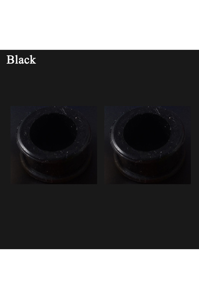 Choice 20 مم أسود قطعتين من سدادات الأذن المرنة المصنوعة من السيليكون المرن و...