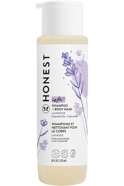The Honest Company شامبو وغسول للجسم برائحة اللافندر للأطفال، 18 أونصة سائلة