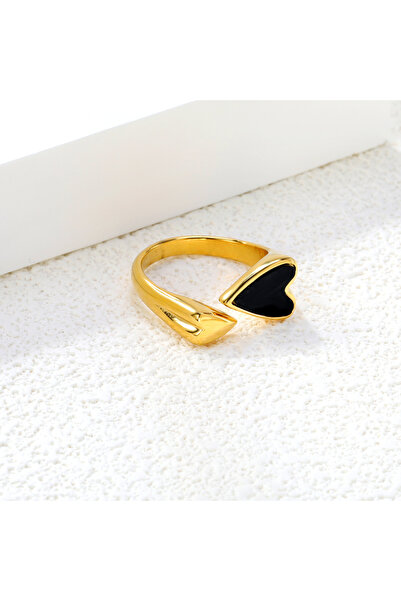 Choice 8 RI1598B6-8G Classic Atmospheric Square Vintage Gold Plated Ring for Women Stainless Steel Fashion