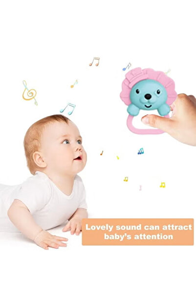 Generic 14-piece baby rattle toy set, baby rattle teether, newborn gift, suitable for both boys and girls