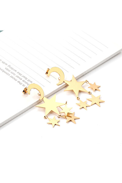 Choice EA540501G Stainless Steel Suitable for Parties Women's Accessories Gold Strap Cutting Anti Allergic