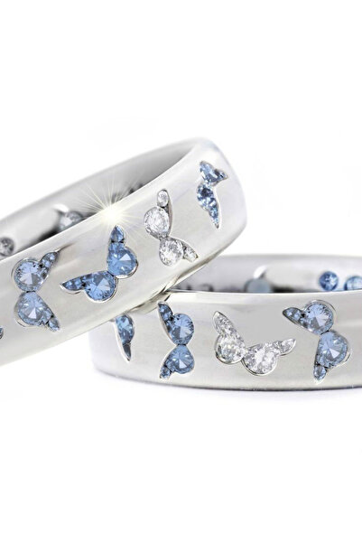 Choice 8 P926-1 خاتم فراشة عصري للنساء مجوهرات حيوانية فاخرة من الزركون خاتم ...